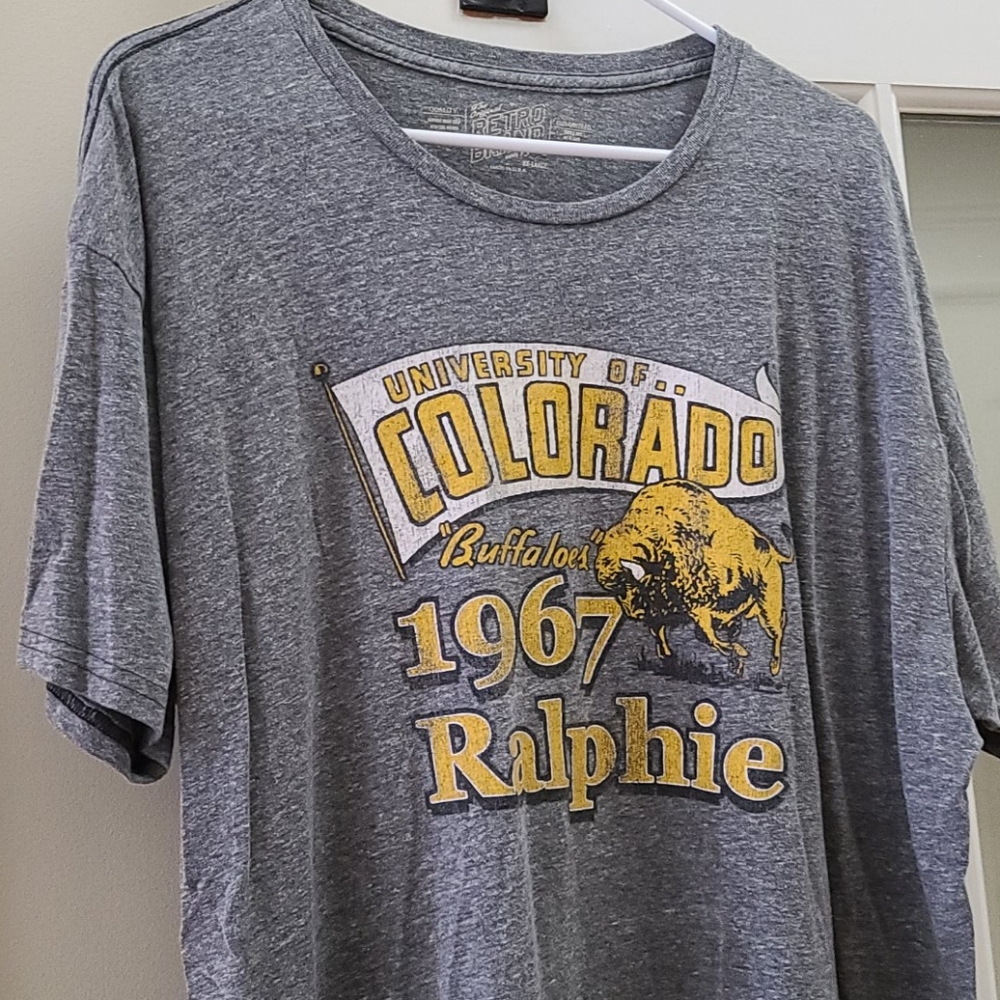 CU Boulder Ralphie t-shirt